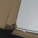 Washer Dryer Countertop Single, 27.17" L x 27.56" W x 2.76" H Wood Laundry Countertop, Washer and Dryer Topper with Anti-Slip Pads & Edge Rails for Laundry Room Organization and Storage(White)