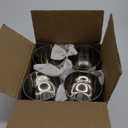 Vinod Stainless Steel Glass Set of 4 - Premium Metal Cups | Beer Glasses | Juice Glass (10 OZ)