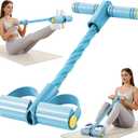 Upgraded Pedal Resistance Band with Handle, Soft Durable Fashion Puller Exercise with Thickened 6 Tension Ropes, Tube Pedal Resistance Device for Abdomen, Waist, Arm, Leg, Core/ABS