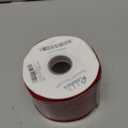 Ribbli Dark Red Velvet Wired Ribbon with Dupioni 2.5 Inch Christmas Ribbon for Gift Wrapping Christmas Tree Decoration Crafts Wreaths Supplies-Continuous 10 Yards