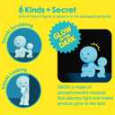 Dreams Smiski Glow in The Dark Figure, Bath Series, Random Style, 1 Pack