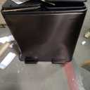 SONGMICS Trash Can, 2 x 8 Gallon (2 x 30 L) Dual-Compartment, Soft-Close