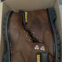 CAT Men's Second Shift Steel Toe (7.5 Wide, Dark Brown)
