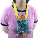 Adjustable Bearded Dragon Sling Chest Carrier Pouch for Reptile to Prevent Them Falling or Slipping from Your Body