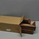 4 Set Large Wooden Tiered Riser Display Stands for Vendor Events,Stackable Perfume Organizer Cologne Stand for Men Women,Wooden Cupcake Dessert Stand,Wood Dessert Table Display Set,Food Display Risers for Party12-11.2-10.4-9.6IN