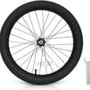 12/14/16/18/20 Inch Kids Bike Front Wheels Replacement with Solid Air Rubber Tire and Inner Tube, Bicycle Bike Wheels Don't Fit with Huffy Bike(13 Inch Wrench Included)