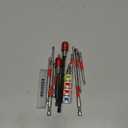 DUAIU 17PCS Magnetic Screwdriver Bit Set, S2 Steel K5 Impact Resistant Non-Slip PH2 Screwdriver Drill Bits (1", 2", 3", 4", 6") X2 And 3 Drill Bit Extensions & 4 Magnetizers