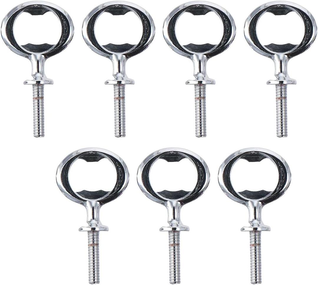 Pack of 7 Pcs Metal Bottle Opener Kit Blank Bottle Opener Stainless Steel Inserts Hardware for Valentine's Day Wedding Wine Party DIY Project Craft Wood Turning,Silver