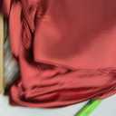 P Pothuiny 3-Piece Set Ruffle Satin Pillowcases & Twin Fitted Sheet, Luxury Burgundy Satin Fitted Sheet Silky Soft Cute Bedding Bedroom Dorm Decor, Wrinkle Free, 15 Inch Deep Pocket