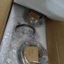 3-Light Bathroom Vanity Light, Black and Gold, Bulbs Included, 3 Light-Clear