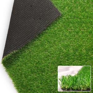 Weidear 0.8 inch Artificial Grass, 3 ft x 5 ft Realistic Turf, Indoor Outdoor Artificial Synthetic Grass Rug, Fake Grass Carpet Patio Mat for Dogs Pets/Garden Lawn Landscape, Customized
