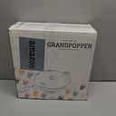 Popcorn Popper | No-Shake, No-Stir Premium Stovetop Popcorn Maker | Popcorn Pan | Popcorn Pot | Pops Kernels Perfectly Without Burning | Easy Serving