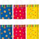 BTJiaDe 15PCS Cartoon Cookies Party Gift Bags Colourful Children's Birthday Party Gift Bags Birthday Party Favors Decorations