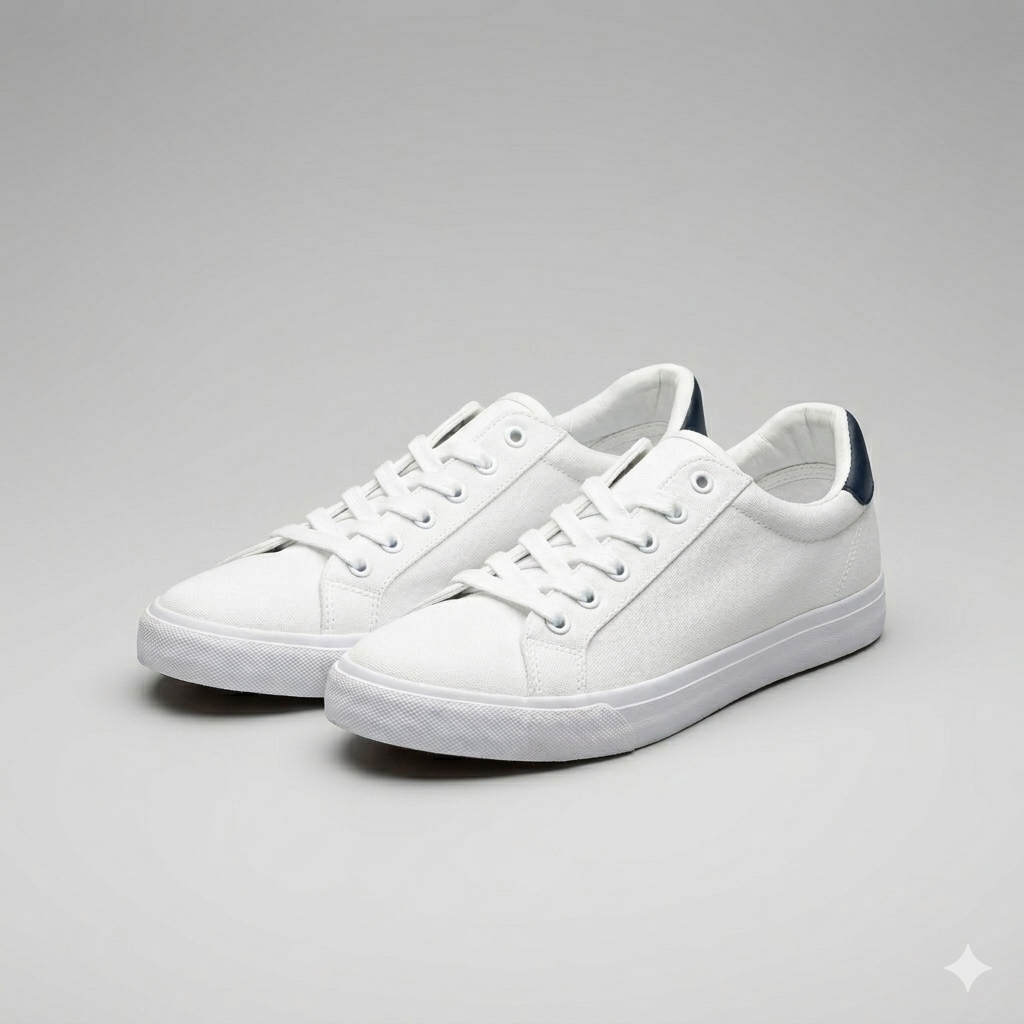 White Tennis Shoes. Size10