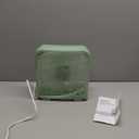 shinic 10" Tabletop Box Fan for Bedroom, 2 Speeds, Quiet Table Fan with Strong Airflow, Energy Efficient Small Box Fan, Portable Kitchen Exhaust Fan for Bedroom Bathroom Office Dorm Workshop, Green (Single Units)