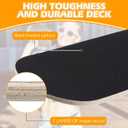 Meooeck Blank Maple Skateboard Decks for Art Painting 28 x 8 Inches, about 28 x 8 inches/ 72 x 20 cm
