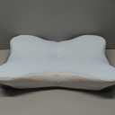 Cervical Pillow for Neck and Shoulder,Contour Memory Foam Pillows,Ergonomic Neck Support Pillow for Pain Relief, Side Back Stomach Sleepers with Pillowcase (Blue)