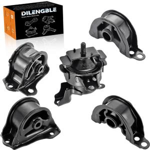Engine Motor Mount & Trans Mount Replacement for Honda 1996 1997 1998 1999 2000 Civic 1.6L, Engine Mount Set of 5 Replaces OE# A6520 A6502 A6556 A6506 A6526