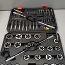 Kolvoii 52-Piece Large Metric Tap and Die Set, M6 to M24 Coarse and Fine Threads, Heavy-Duty GCr15 Steel Thread Repair & Rethreading Tool Kit for Internal & External Threads