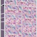 WLIVE Tall Dresser for Bedroom, 11 Drawer Chest of Drawers, Tie-Dye