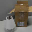 Small Lamp Shades Clip on Bulb, Chandelier Shades Set of 6, Mini Linen Lampshade 2.9x5.9x5.1in Small Lamp Shade for Chandelier Lamp Replacement (White&Gold (White Edge))