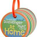 MOLLYBEE KIDS Toddler Scavenger Hunt Cards at Home, Toddler Activity, Ages 2, 3, Indoor Scavenger Hunt Game