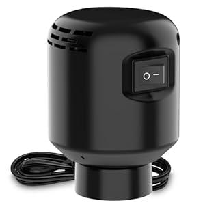 Electric Pump for Vacuum Storage Bags, 55W 5000PA Portable Travel Vacuum Pump for Storage Bags (1, Black)