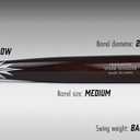 Spark H225 Wooden Baseball Bat Maple Wood Gamebat Practice Training Bat [Made in Japan] with Coupon at Checkout, One Size