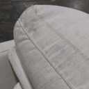 Carter's By Davinci Ethan Swivel Recliner in Performance Cream Linen, GREENGUARD Gold & Certi PUR-US Certified