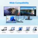 New Surface Thunderbolt 4 Dock Triple Displays 4K@60Hz HDMI+USB C+DP Compatible Surface Pro 12/11/10/9/8/X/7+/7, Surface Laptop 7/6/5/4/3, Surface Go 4/3/2/1, Surface Laptop Go 3/2/1, Surface Book 3/2