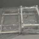 SNSLXH 2 Pack Refrigerator Drawer Organizer, Pull Out Shelf Storage Transparent Organizer for Egg, Fruit, Vegetable, Seafood, Meat, Fit All Fridge Shelves Under 0.6''