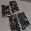 Compression Crew Socks for Women Thin Lightweight (15-20 mmHg) for Athletic Nurse Circulation Support Socks, 4 Pairs (Large-X-Large, 02- Black)