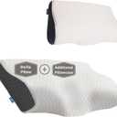 Derila Cervical Neck Pillow for Sleaaping & Additional Pillowcase (19.7" x 11.8" x 3.9")