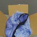 Bean Bag Covers Only, Fluffy Stuffed Beanbag Chair Covers No Filler, Washable Bean Bags Cover for Adults, Stuffed Animal Bean Bag Anti-Slip, 6FT, Blue