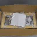 NEEDOMO Set of 2 Ramadan Decorations,14" LED Ramadan Lantern, Ramadan Decorations for Home, Vintage Gold Metal Candle Lantern with Lights, Remadan Decor for Table, Wall, Indoor Outdoor