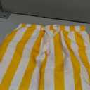 IFFEI Family Matching Swimsuits Mens Boys Striped Bathing Suit Hollow Out Mommy and Me Swimwear Beachwear,Yellow, Boys: 3-4 Years