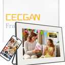 10.6 Inch 64GB Digital Photo Frame ,100%sRGB Gorgeous 1920x1280IPS Resolution, Touch Screen, WiFi 6&5G Frameo App for Instant Photo & Video Sharing Anywhere, Supports SD Card & USB Upload, Auto Rotate