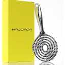 HALOVIDA Hair Brush for Women with Double layer Boar Bristle & Nylon Detangler with Elastic Air Cushion Anti Static Scalp Massage Brush for Smooth Frizz Free Hair (1 Pack）