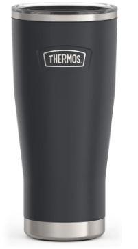 THERMOS ICON SERIES Stainless Steel Cold Tumbler with Slide Lock, 24 Ounce, Granite