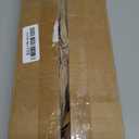  Modern Rounded Cap Single Indoor Curtain Rod and Finial Set, Easy Install Wall Mount, Matte Gold