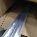 Ivilon Drapery Treatment Window Curtain Rod - Square Design 1 1/8 Rod, 72 to 144 Inch. Black