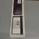 2 x Rustic Toilet Paper Holder Wall Mount - 6.69"x2.95" Solid Wood Bathroom Tissue Paper Roll Hoder with 5.7" Stainless Steel Rod, Farmhouse Paper Towel Holder for Small Space