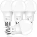 Brightever A19 LED Light Bulbs, 100 Watt Equivalent Light Bulbs Dimmable, Warm White 3000K, 1100 Lumens, Energy Efficient 12W, 4-Pack