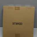 Round Candle Tray Holder Plates, Wooden Decorative Trays for Coffee Table Decor, Farmhouse Wood Riser Beaded Round Tray, Centerpiece Decor, Kitchen Table, Home Decor, Wash White