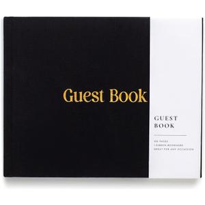 Lamare 2026 Graduation Guest Book  Elegant Guest Book for Party, Graduation, Baby Shower Guest Book & Polaroid Guest Book for Wedding (Black)