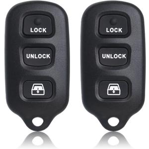 MechanMagic 2PCS Key Fob Remote Replacement Fits for Toyota 4Runner 1999 2000 2001 2002 2003 2004 2005 2006 2007-2009/Sequoia 2001-2007 HYQ12BBX Keyless Entry Remote Control HYQ12BAN/HYQ1512Y