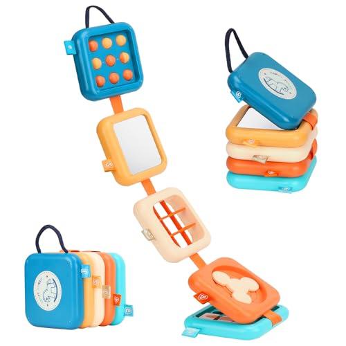 SOSUSHOE Busy Board for 1 Year Old, Travel Toys for Toddler 1-3, Montessori Busy Board Busy Cube, Toys Gifts for 1 Year Old Boy Girl