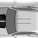 Factory Crafts Hood & Trunk Stripes Graphics Kit Vinyl Decal Wrap Compatible with Chevrolet Camaro 2010-2015 - Gloss Black