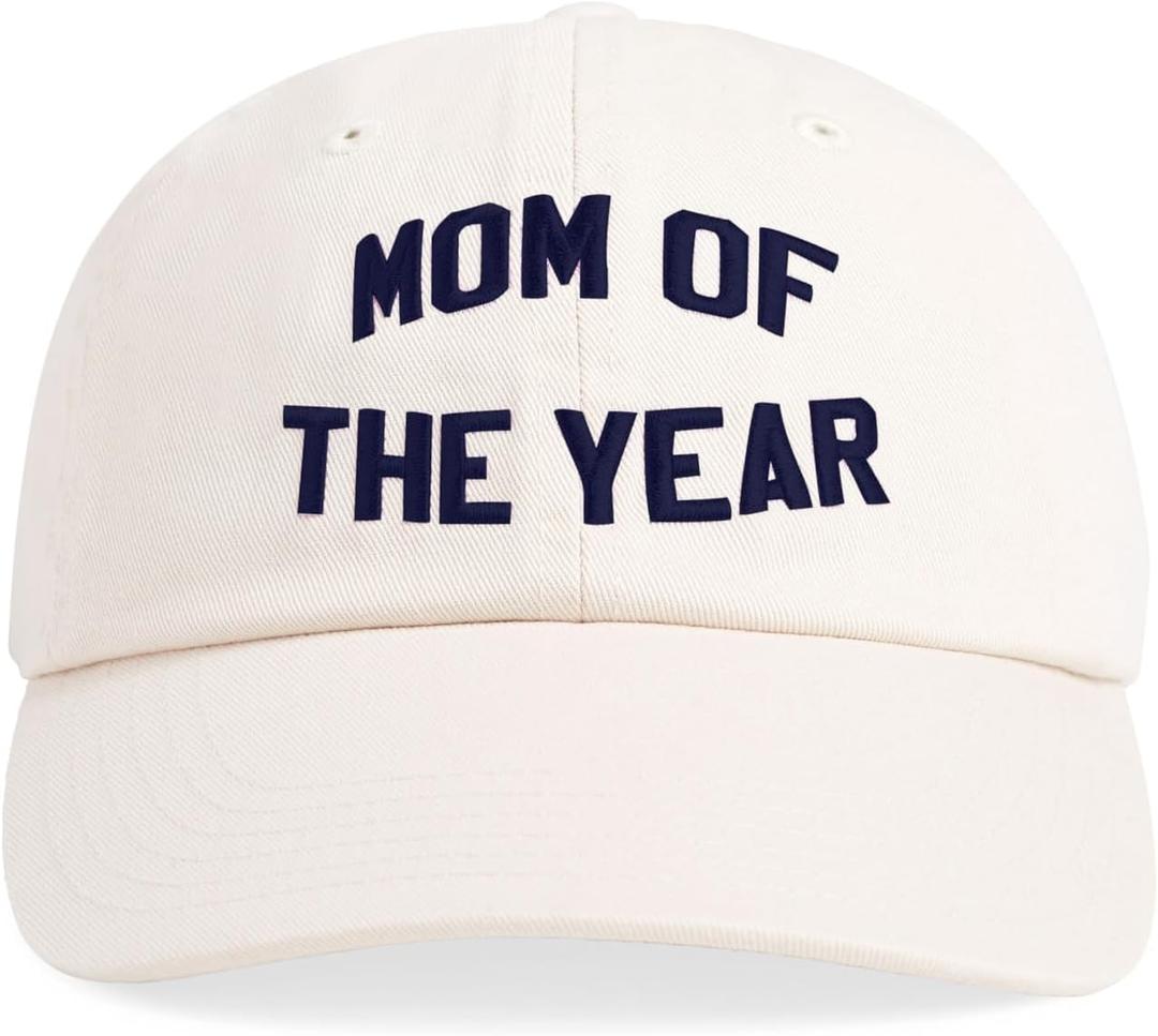 Favorite Daughter Women's Mom of The Year Baseball Cap (Beige)