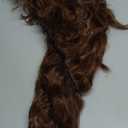 morvally Mens Women 80s Rockstar Style Long Brown Curly Punk Rock Hair Wig Glam Rock-Rocker Wig Perfect for Halloween, Cosplay, DIY Themed Costume Party